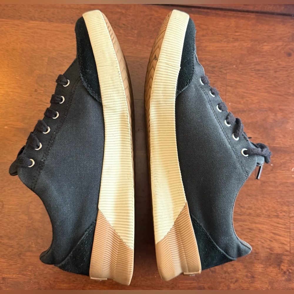 SOREL women’s OutNAbout Waterproof Low Sneakers Black Canvas Comfort Walking 10✨ - Picture 6 of 7